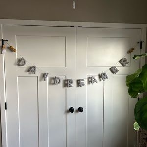 Banner, felt bunting, garland